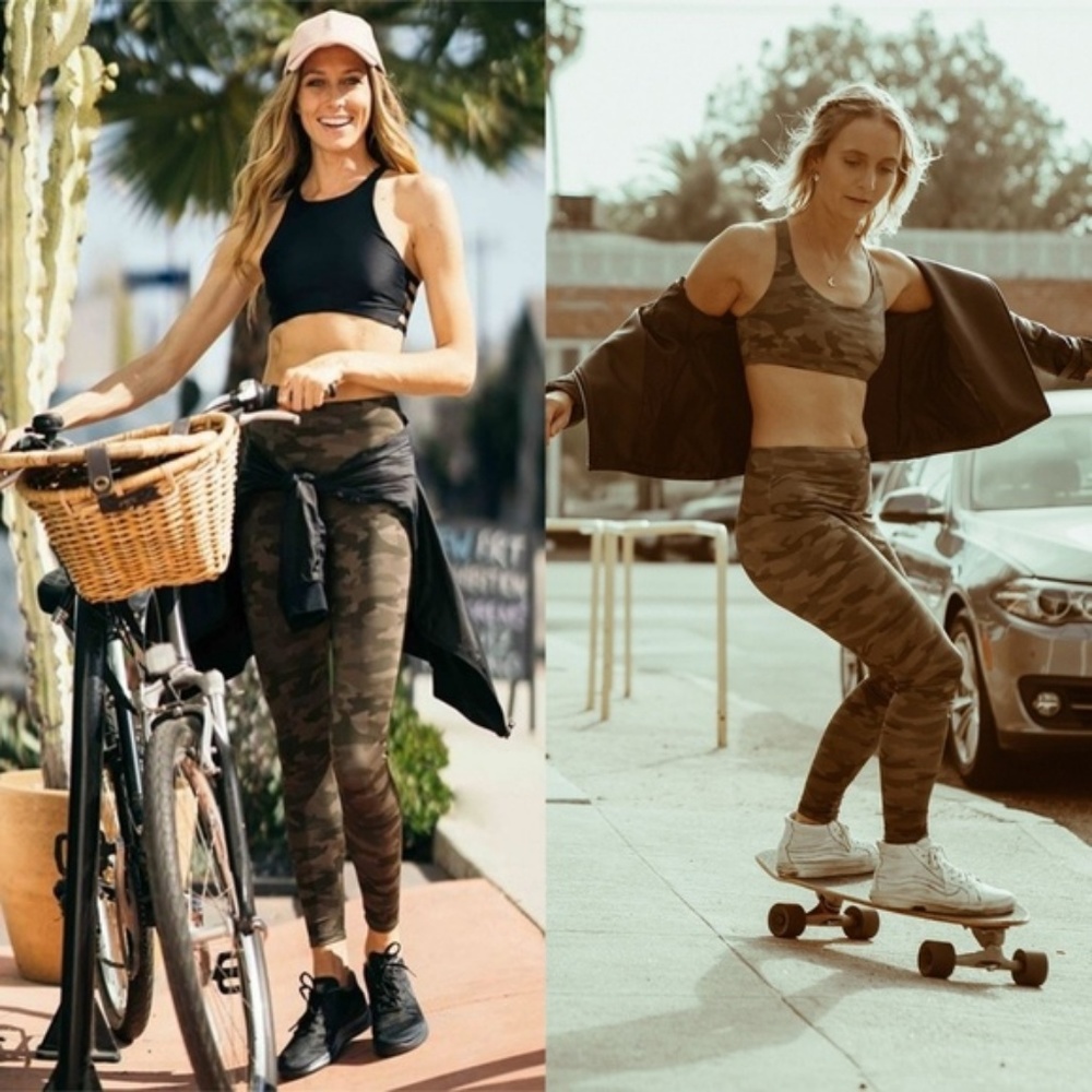 SOLD-ONZIE High Rise Leggings - MOSS CAMO - Picture 5 of 8